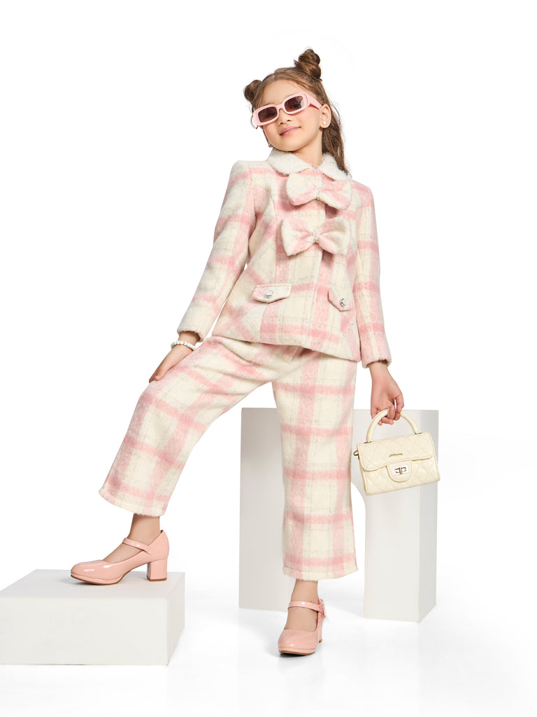 Girls Zari Pant, Coat & Inner 19681