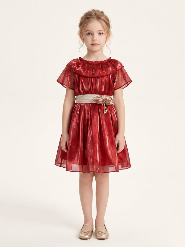 Girls Casual Dress with Belt 19699