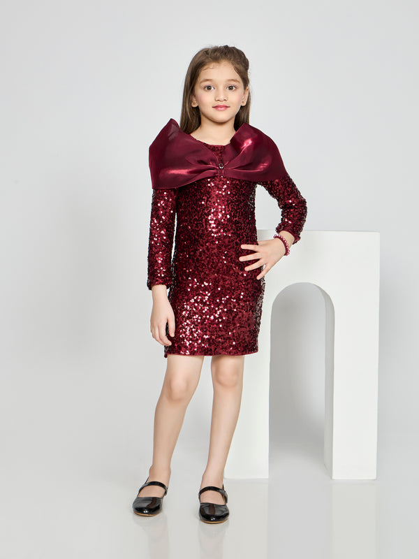 Girls Sequins Dress 19753