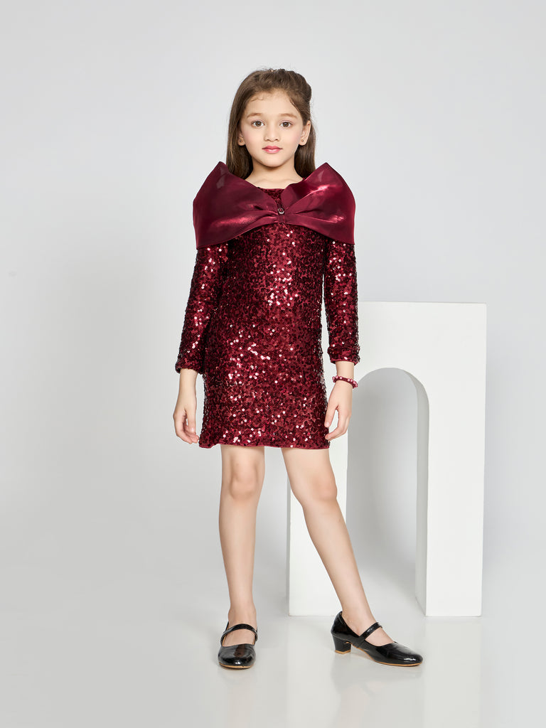 Girls Sequins Dress 19753