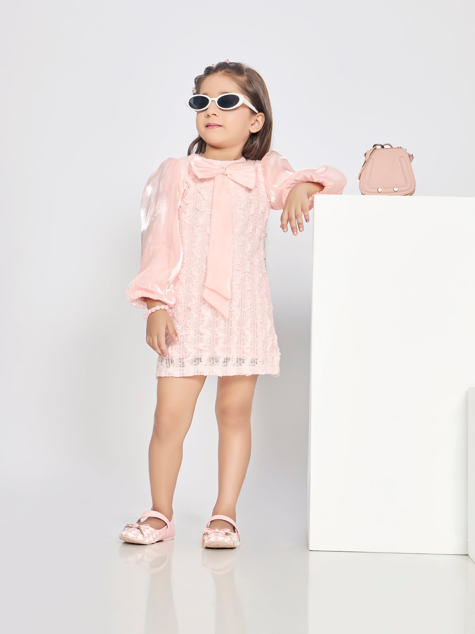Girls Design Net Dress 19763 – Peppermint