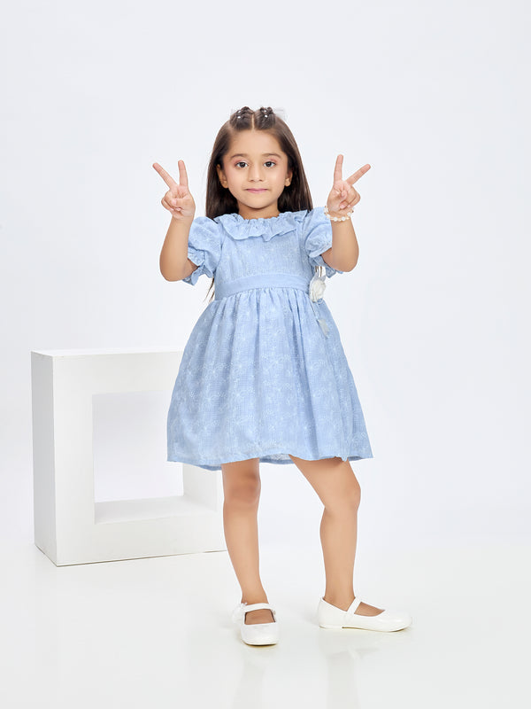 Girls Embroidered Dress 19790