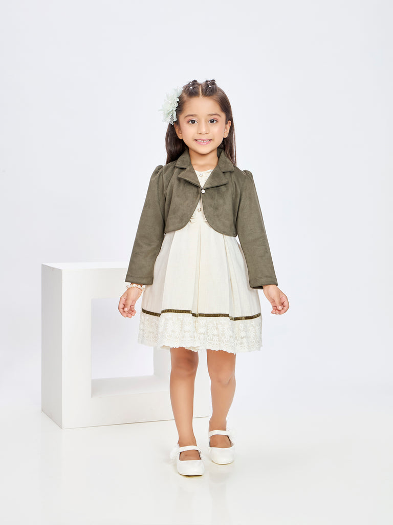 Girls Fashion Dress & Jacket 19793