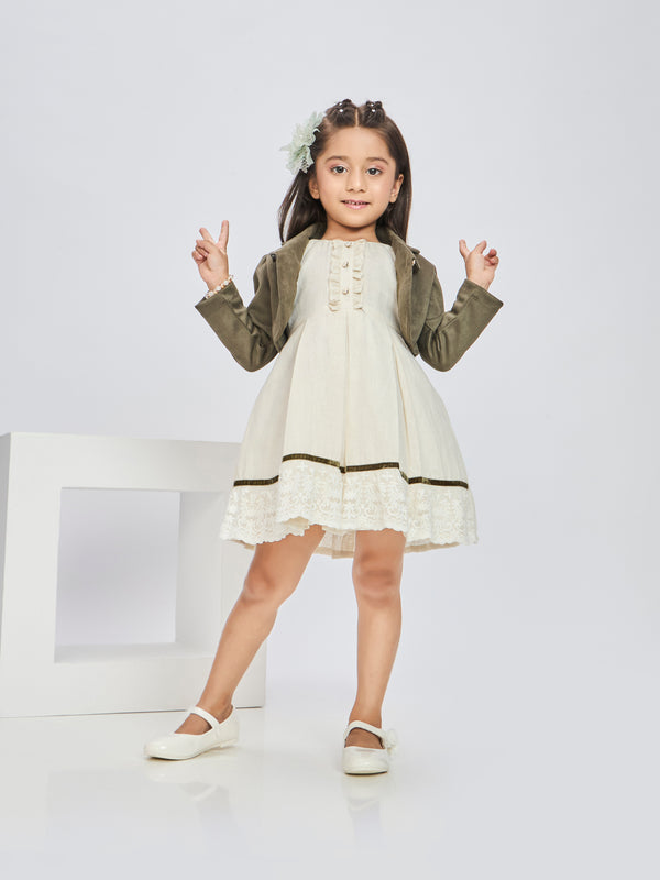 Girls Fashion Dress & Jacket 19793