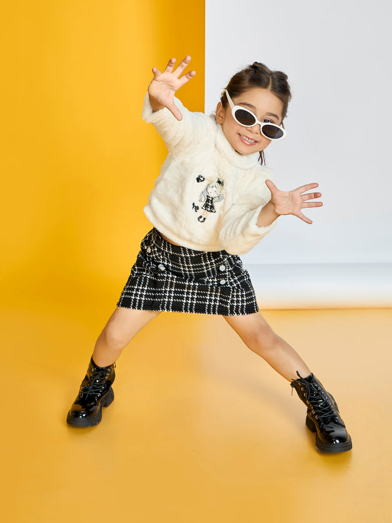 Girls Fringed Skirt & Top 19831
