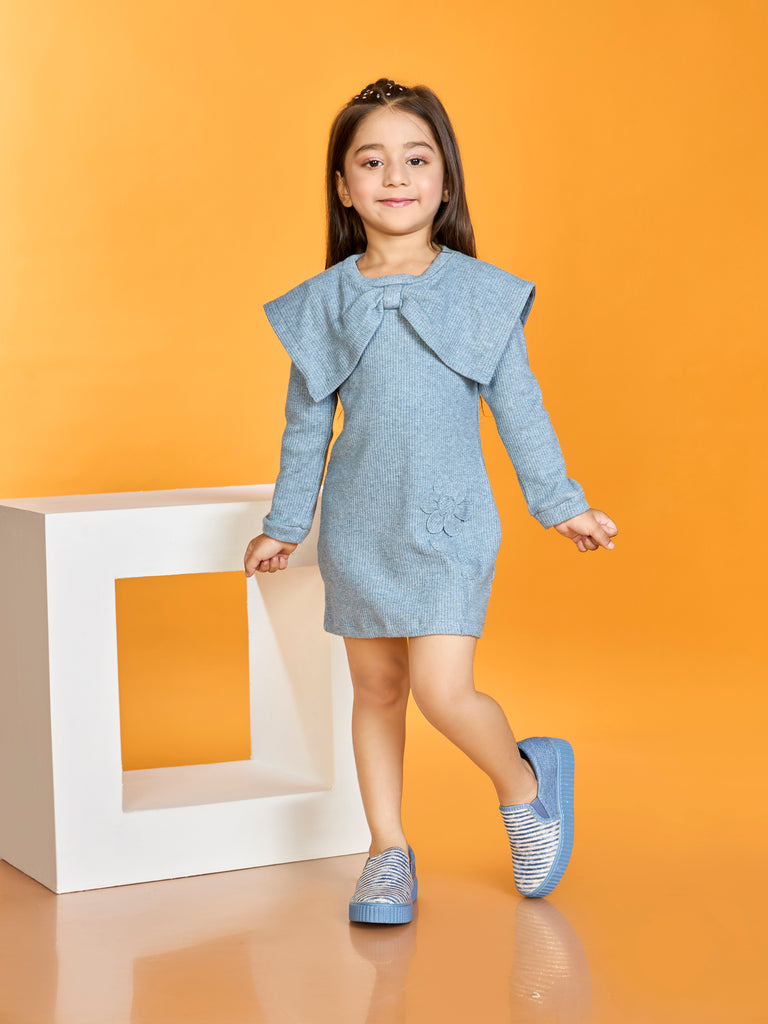 Girls Textured Dress 19852