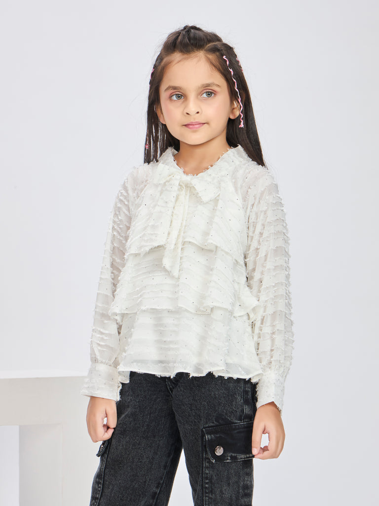 Girls Textured Top 19859