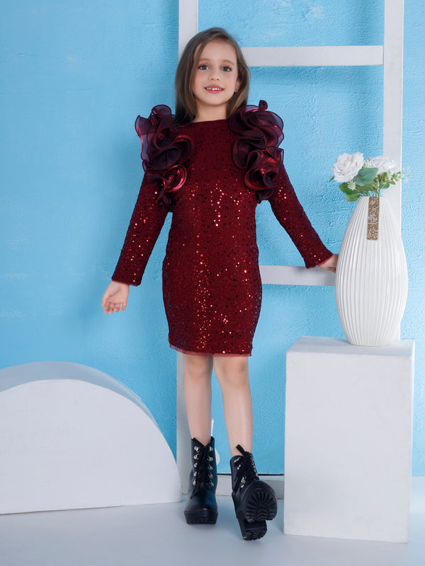 Girls Sequins Dress 19910