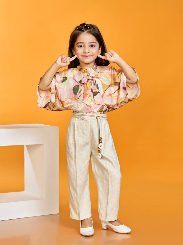 Girls Abstract Print Pant & Top 19915