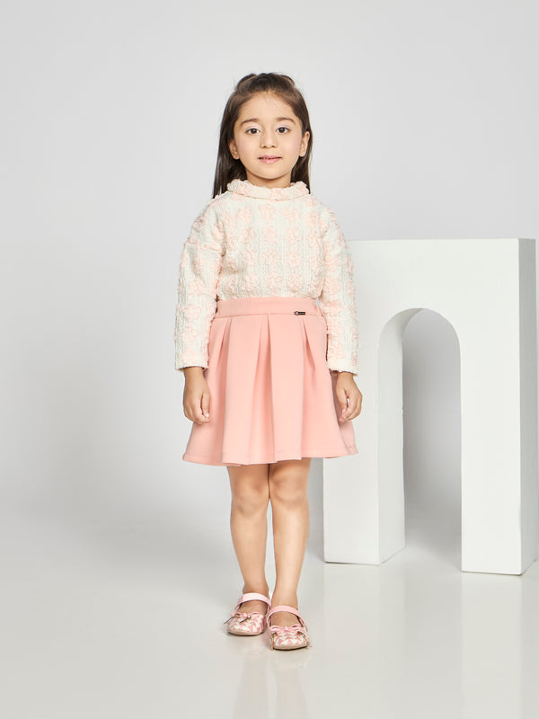 Girls Design Net Skirt & Top 19924