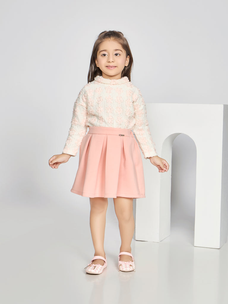Girls Design Net Skirt & Top 19924