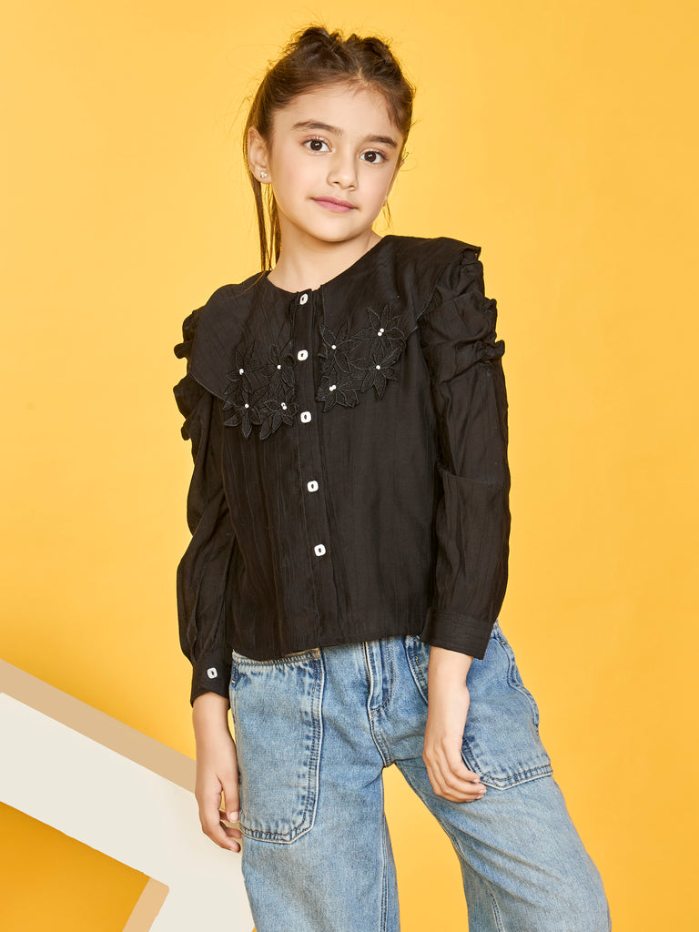 Girls Textured Top 19928
