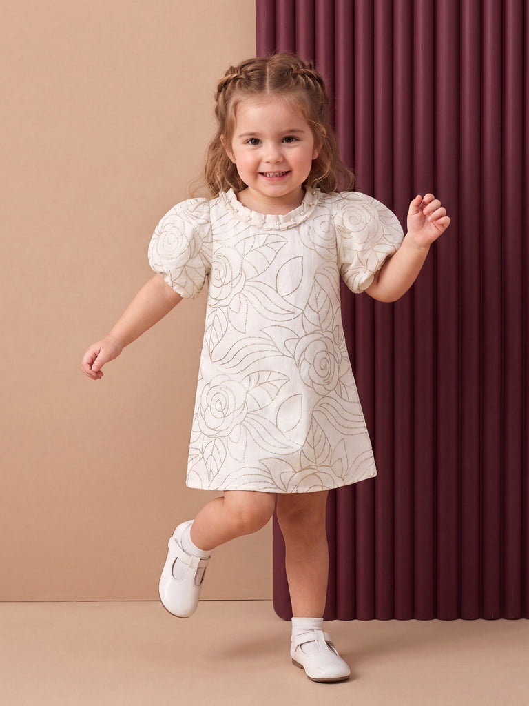 Girls Embroidered Dress 19943