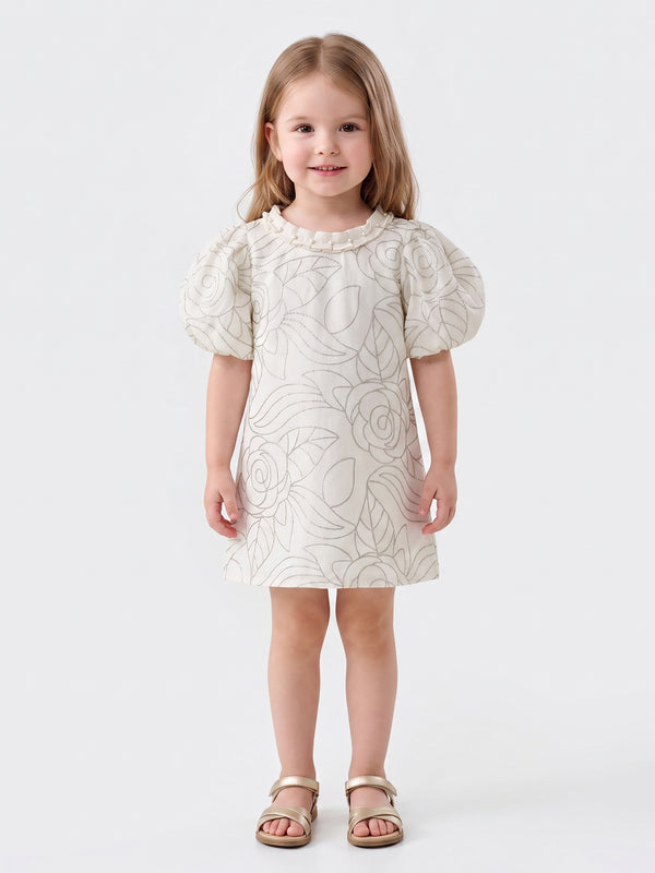 Girls Embroidered Dress 19943