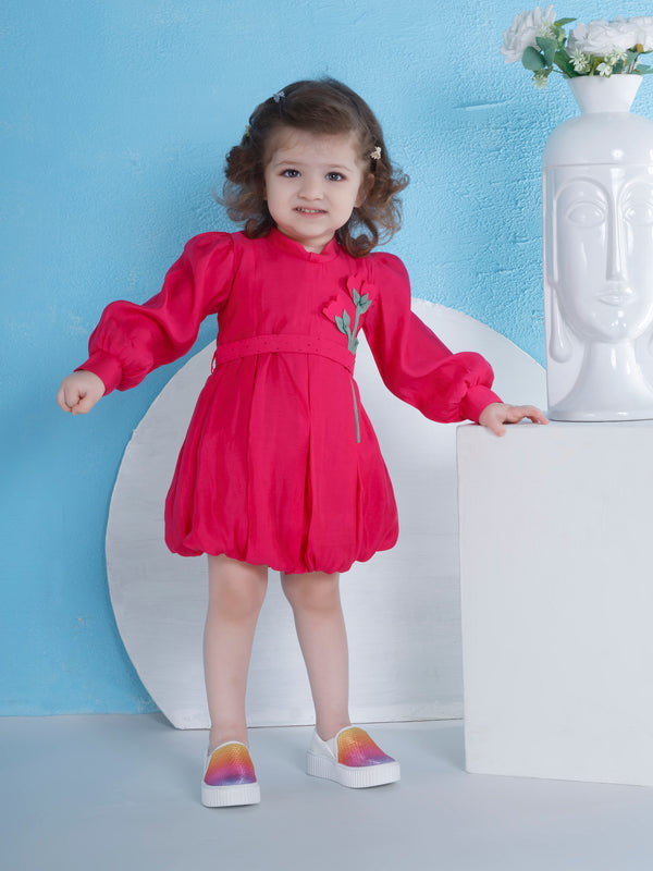 Girls Fashion Dress with Belt 20145