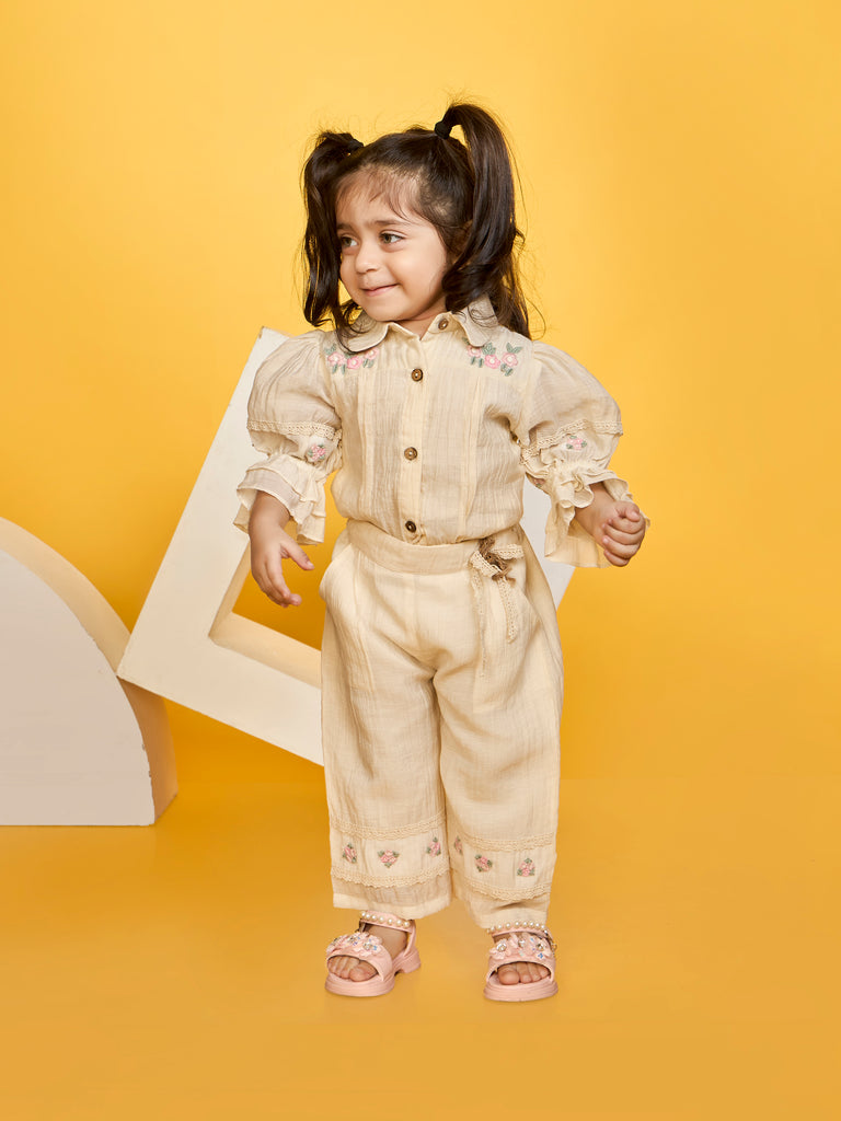 Girls Embroidered Pant & Top 20150