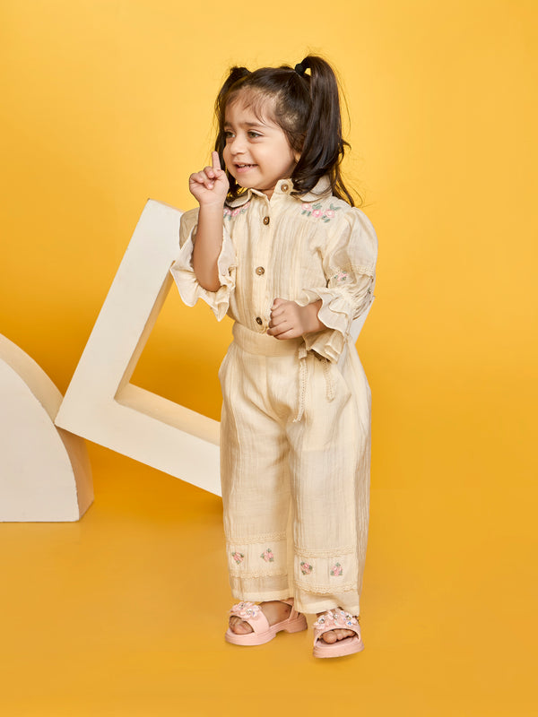 Girls Embroidered Pant & Top 20150