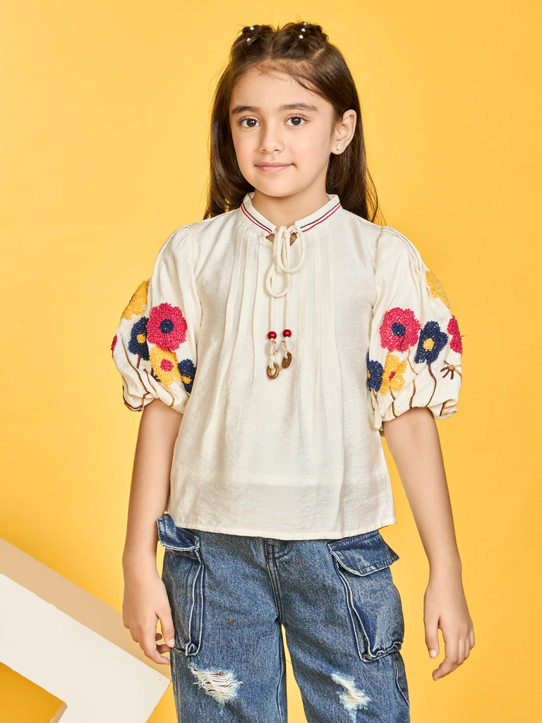 Girls Floral Top 20174