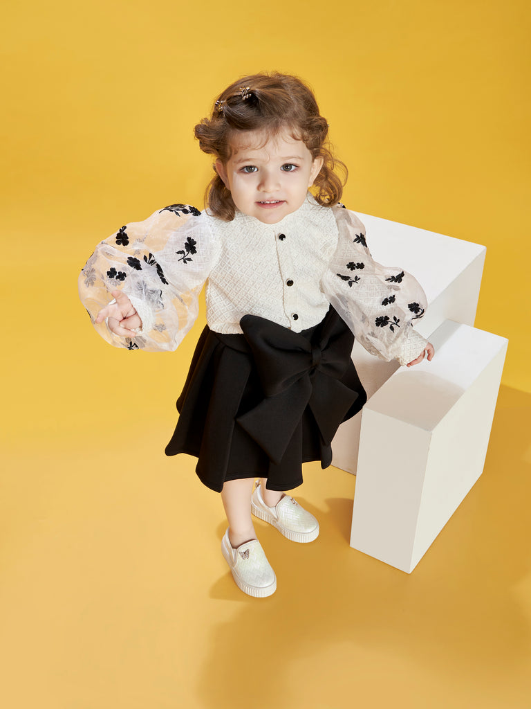 Girls Design Net Skirt & Top 20190