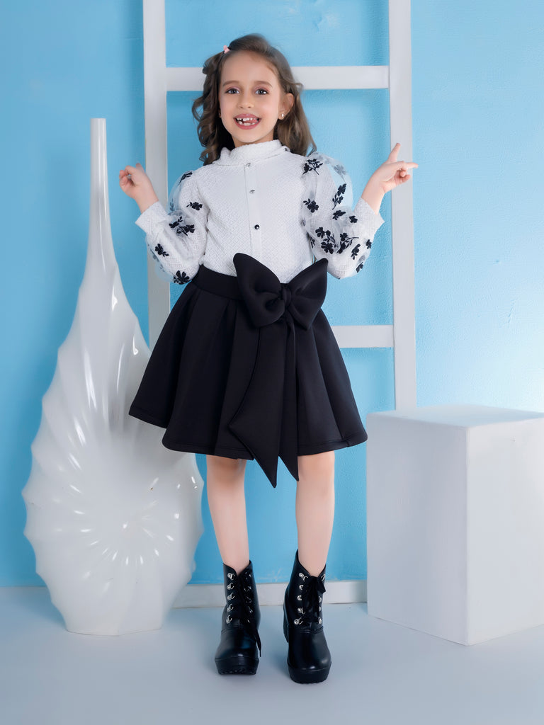 Girls Design Net Skirt & Top 20192