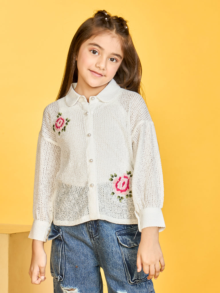 Girls Design Net Top & Inner 20240