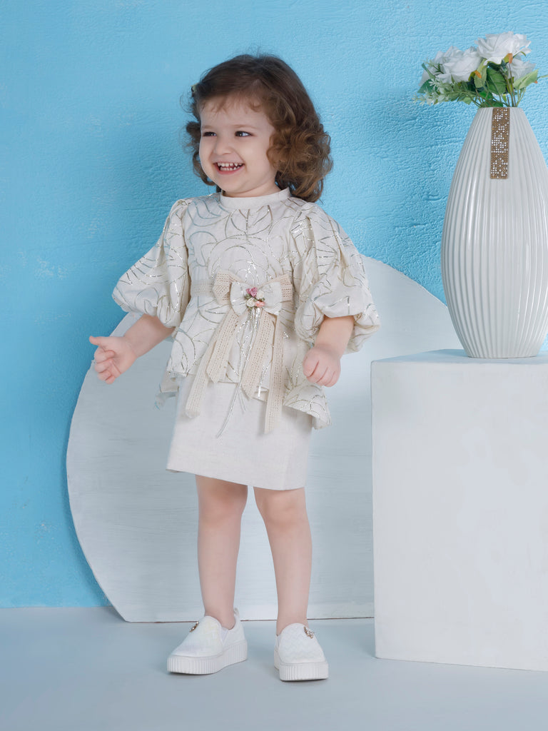 Girls Textured Dress 20249