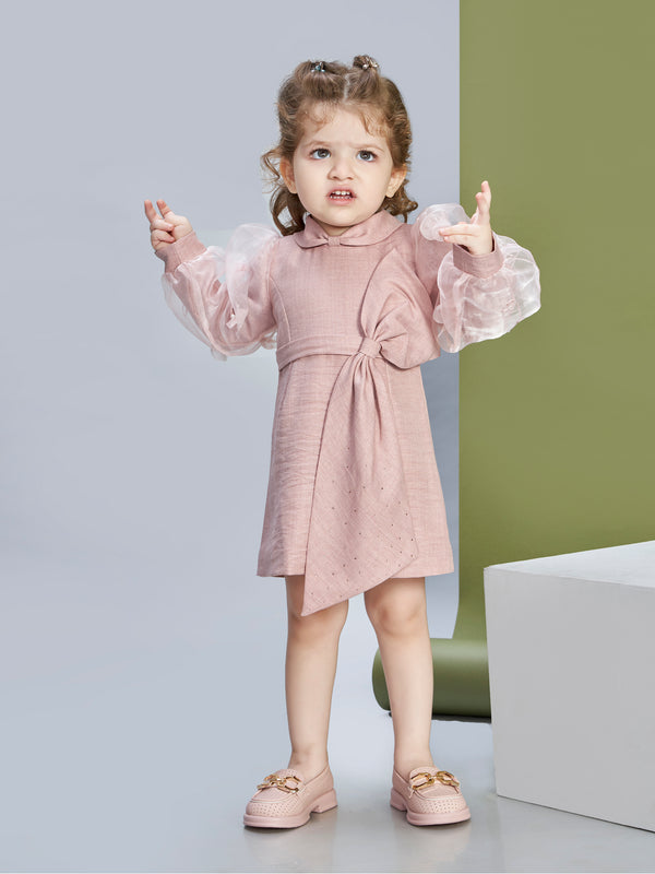 Girls Embroidered Dress 20258