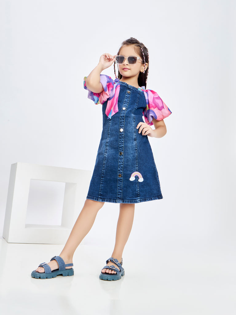 Girls Denim Dress 20266