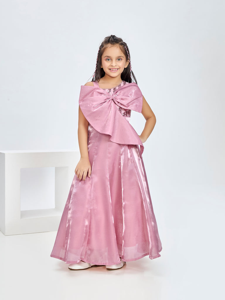 Girls Sequins Gown 20285