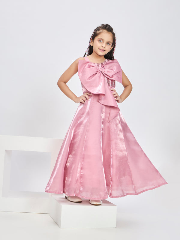 Girls Sequins Gown 20285