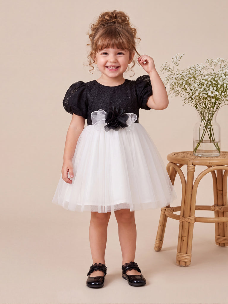 Girls Sequins Dress with Bow 21550