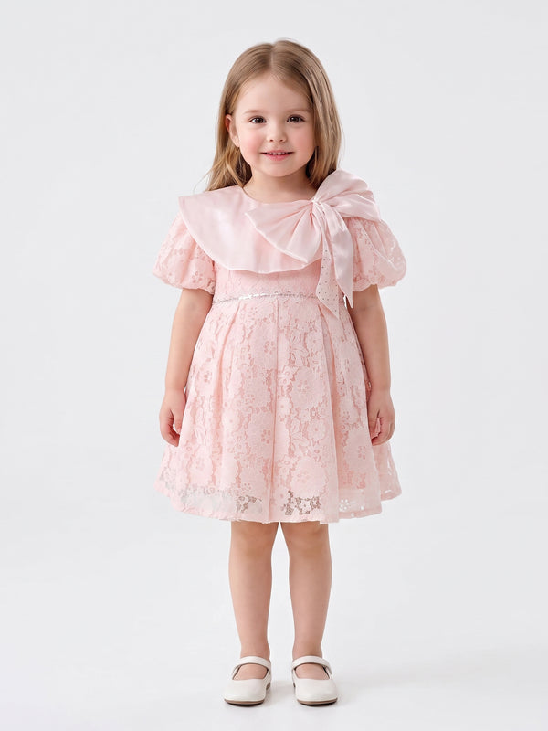Girls Textured Dress 21579