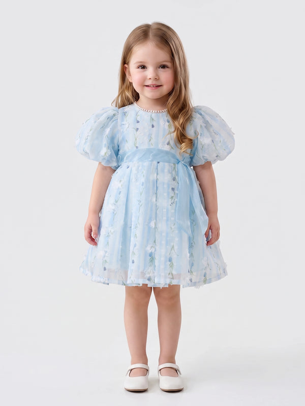 Girls Textured Dress 21594