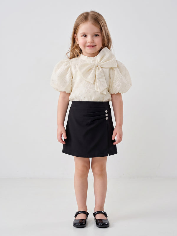 Girls Embroidered Skirt & Top 21745
