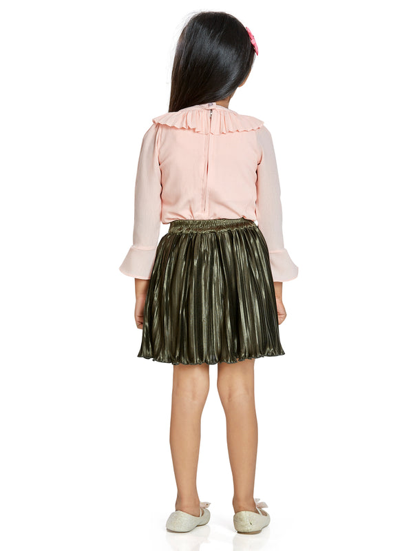 Girls Trendy Skirt with Top 18107