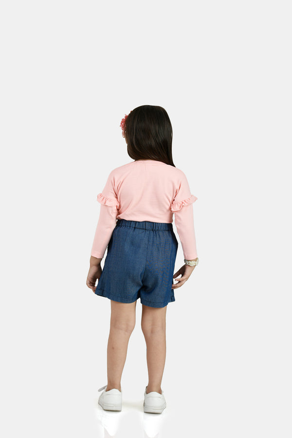 Girls Casual Jegging with Top 18101