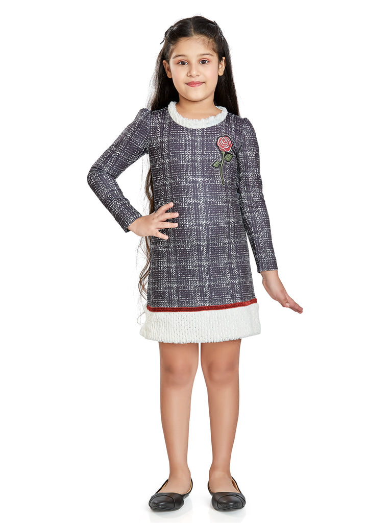 Girls Checkered Dress 18091