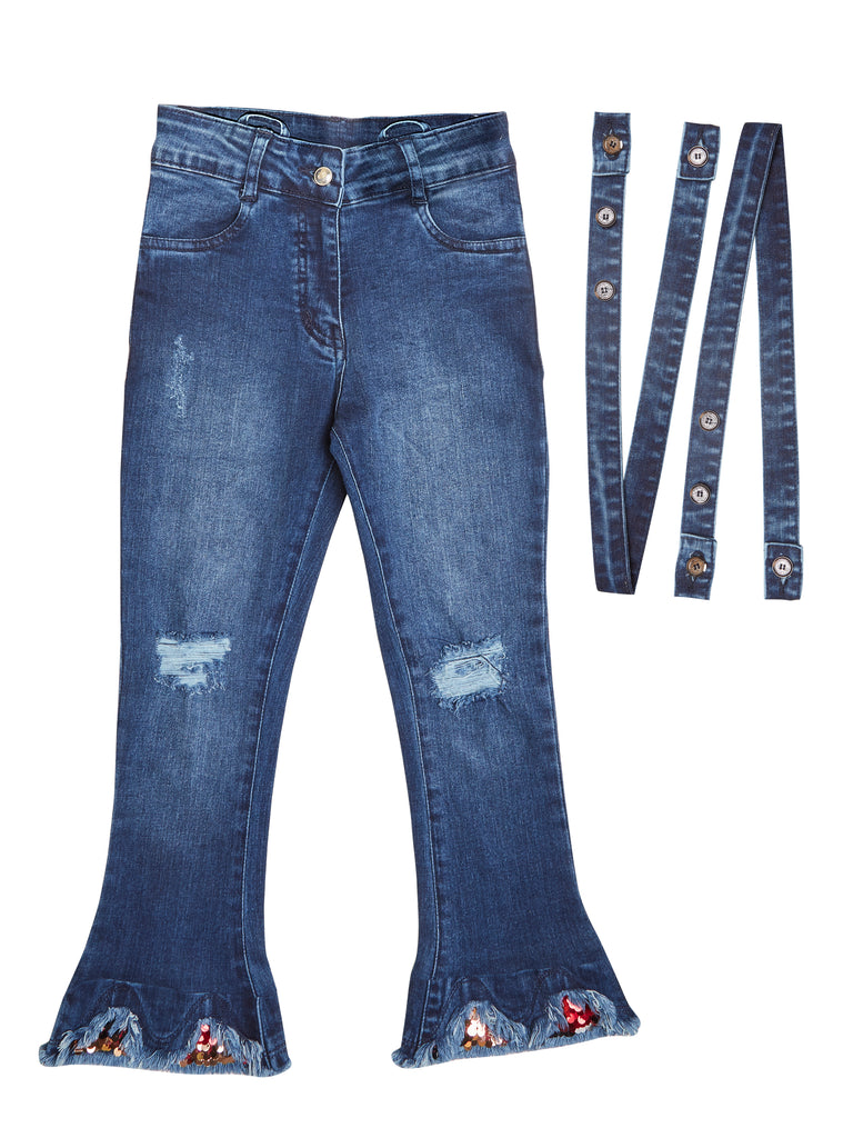 Girls Denim Bottom 18197