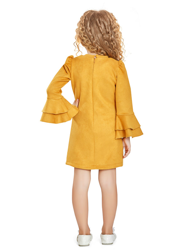Girls Textured Dress 18076