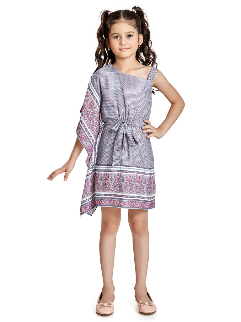 Girls Graphic Print Kaftan Dress 17693