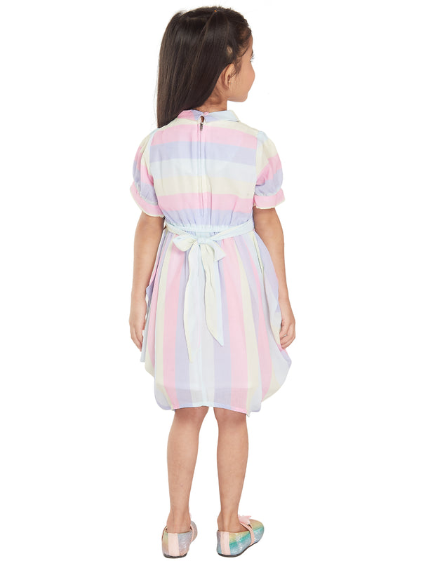 Girls Striped Dress 17946