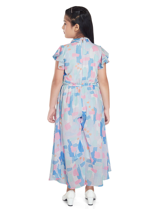 Girls Abstract Print Jumpsuit 17912