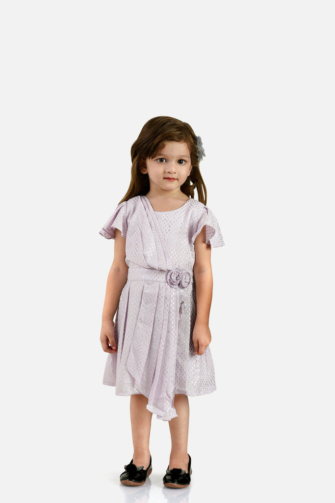 Girls Foiled Dress 18066