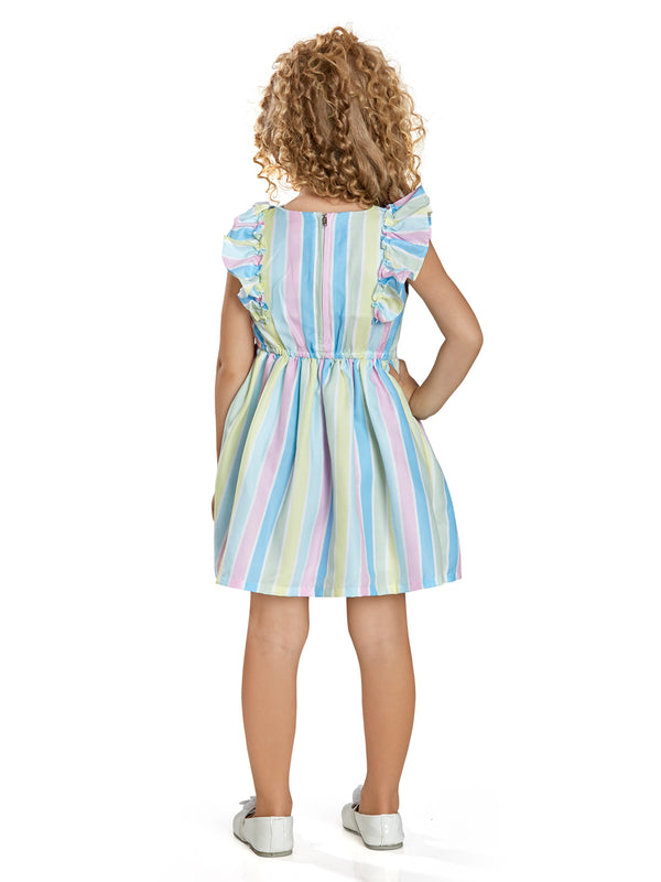Girls Striped Dress 14714