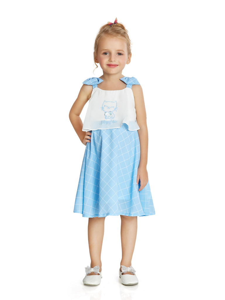 Girls Checkered Dress 15149