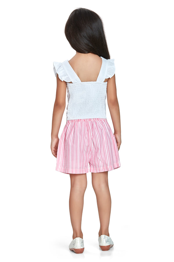 Girls Checkered Top with Shorts 15652