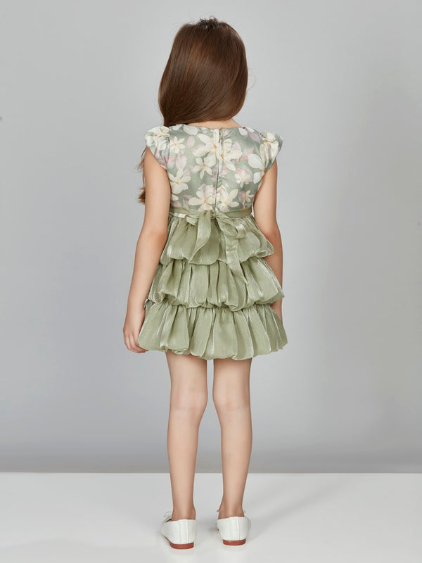 Peppermint Girls Floral Print Dress 15676 2