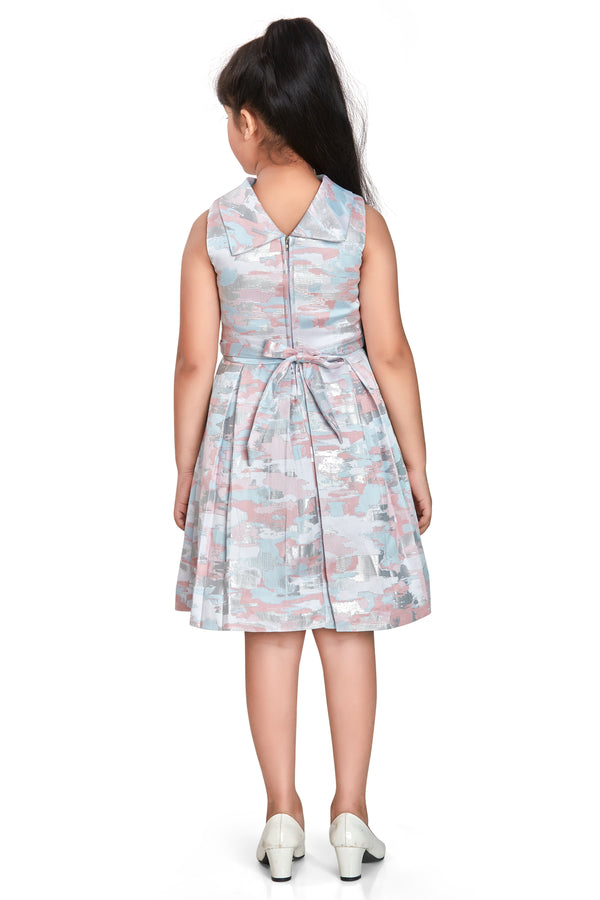 Girls Abstract Print Dress 15709