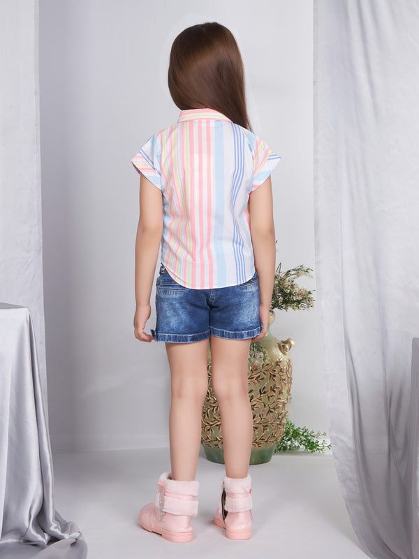 Girls Striped Top 18017