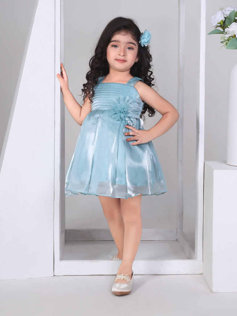 Girls Fashion Dress with Hairclip 16763